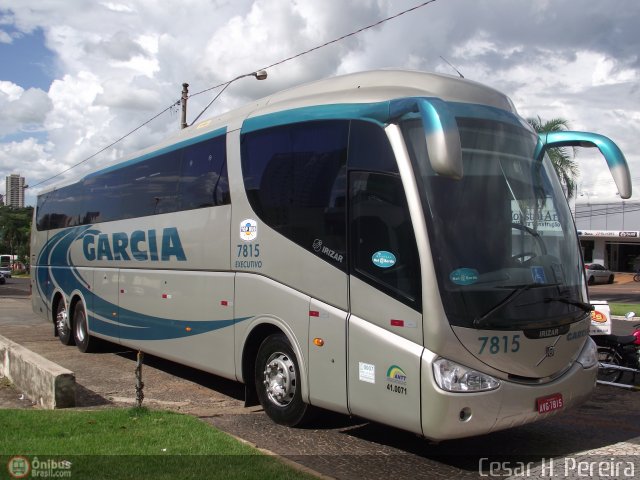 Viação Garcia 7815 na cidade de Araçatuba, São Paulo, Brasil, por Cesar H. Pereira. Número da foto: #322131.