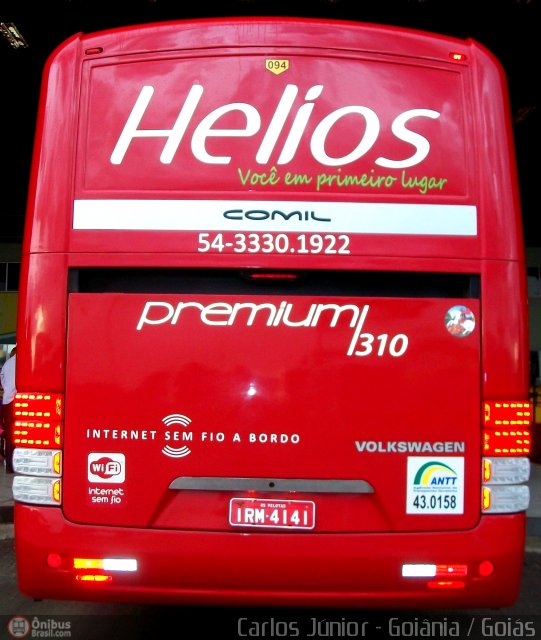 Helios Coletivos e Cargas 310 na cidade de Goiânia, Goiás, Brasil, por Carlos Júnior. Número da foto: #321744.