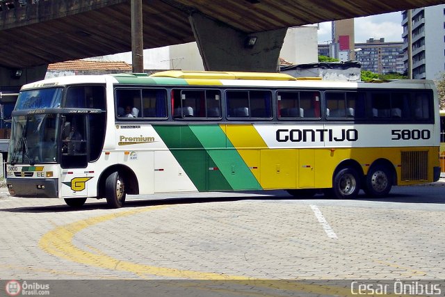 Empresa Gontijo de Transportes 5800 na cidade de Belo Horizonte, Minas Gerais, Brasil, por César Ônibus. Número da foto: #323273.