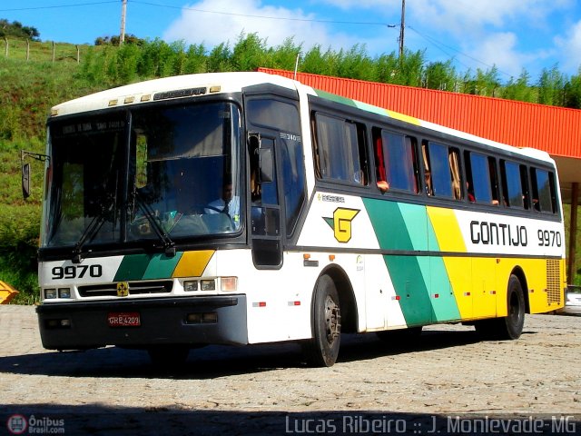 Empresa Gontijo de Transportes 9970 na cidade de João Monlevade, Minas Gerais, Brasil, por Lucas  Ribeiro. ID da foto: 322981.