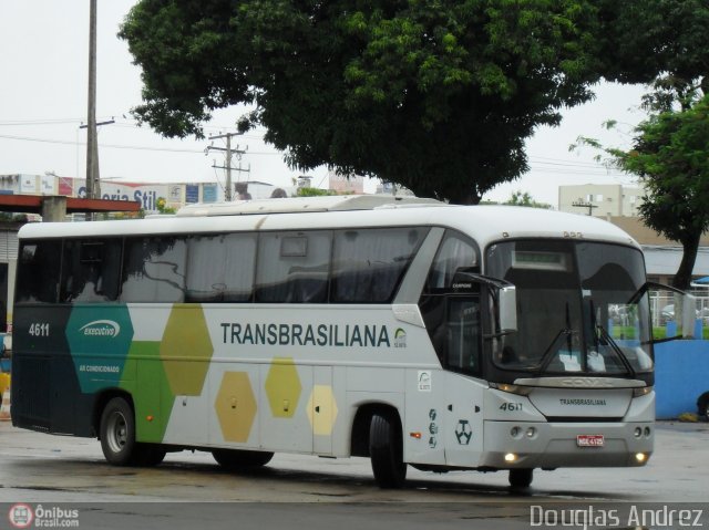 Transbrasiliana Transportes e Turismo 4611 na cidade de Goiânia, Goiás, Brasil, por Douglas Andrez. ID da foto: 323601.