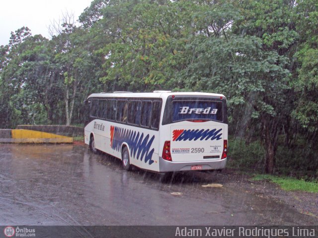 Breda Transportes e Serviços 2590 na cidade de Cubatão, São Paulo, Brasil, por Adam Xavier Rodrigues Lima. Número da foto: #323987.