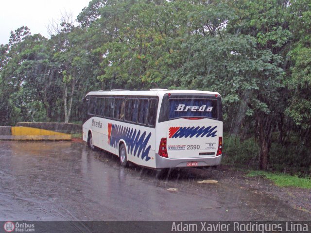 Breda Transportes e Serviços 2590 na cidade de Cubatão, São Paulo, Brasil, por Adam Xavier Rodrigues Lima. ID da foto: 323987.