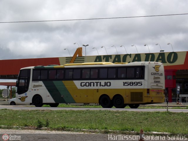 Empresa Gontijo de Transportes 15895 na cidade de Vitória da Conquista, Bahia, Brasil, por Harllesson Santana Santos. ID da foto: 325051.