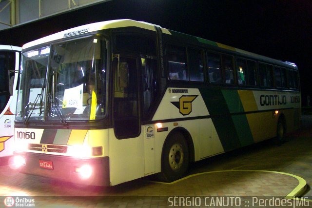 Empresa Gontijo de Transportes 10160 na cidade de Perdões, Minas Gerais, Brasil, por Sérgio Augusto Braga Canuto. Número da foto: #324641.
