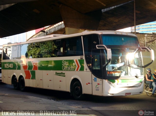 Cia. São Geraldo de Viação 10540 na cidade de Belo Horizonte, Minas Gerais, Brasil, por Lucas  Ribeiro. Número da foto: #324765.
