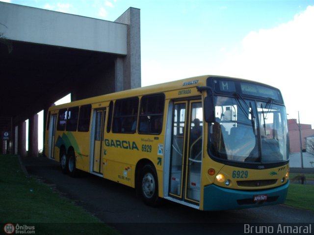 Viação Garcia 6929 na cidade de Apucarana, Paraná, Brasil, por Bruno Amaral. ID da foto: 325548.