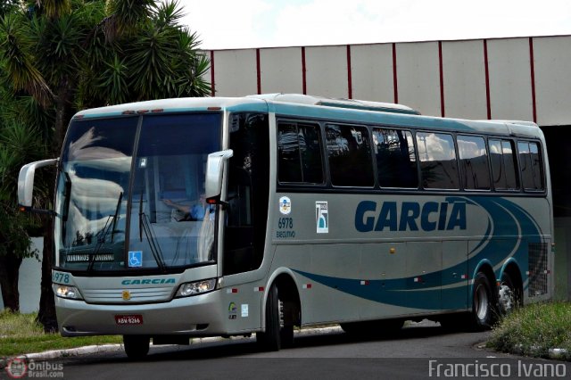 Viação Garcia 6978 na cidade de Ourinhos, São Paulo, Brasil, por Francisco Ivano. Número da foto: #327223.