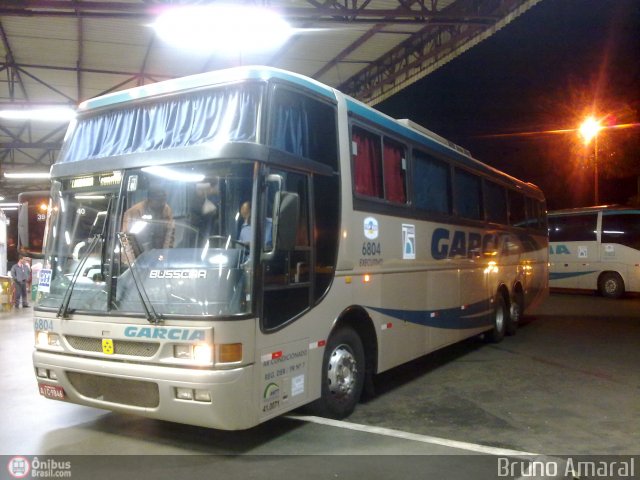 Viação Garcia 6804 na cidade de Londrina, Paraná, Brasil, por Bruno Amaral. ID da foto: 326564.