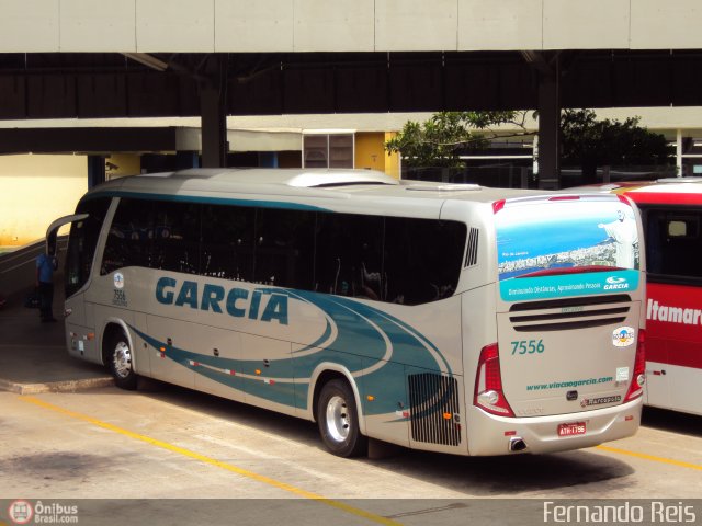Viação Garcia 7556 na cidade de Ribeirão Preto, São Paulo, Brasil, por Fernando Reis. Número da foto: #327585.