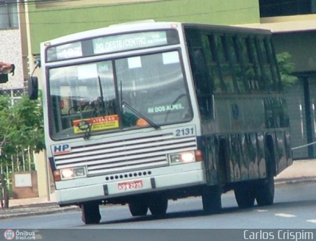 HP Transportes Coletivos 2131 na cidade de Goiânia, Goiás, Brasil, por Carlos Crispim. Número da foto: #329228.