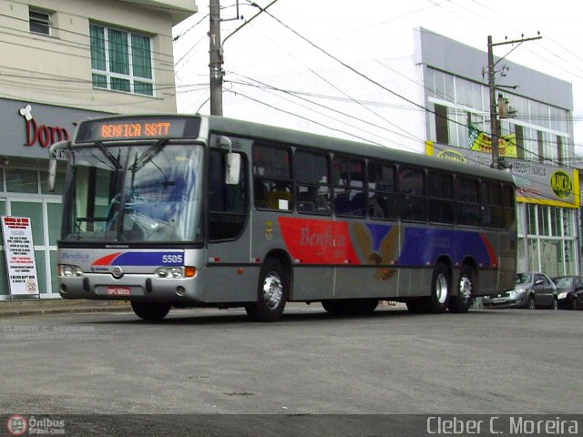 BBTT - Benfica Barueri Transporte e Turismo 5505 na cidade de Jandira, São Paulo, Brasil, por Cleber C.  Moreira. ID da foto: 328829.