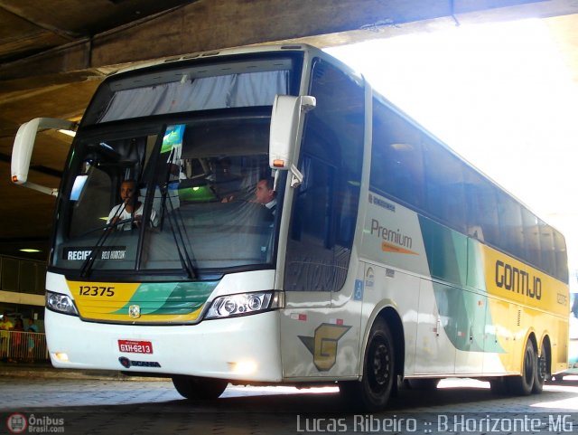 Empresa Gontijo de Transportes 12375 na cidade de Belo Horizonte, Minas Gerais, Brasil, por Lucas  Ribeiro. Número da foto: #329769.