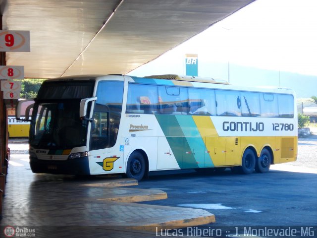 Empresa Gontijo de Transportes 12780 na cidade de João Monlevade, Minas Gerais, Brasil, por Lucas  Ribeiro. Número da foto: #330518.