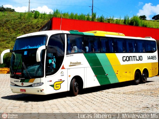 Empresa Gontijo de Transportes 14465 na cidade de João Monlevade, Minas Gerais, Brasil, por Lucas  Ribeiro. Número da foto: #332132.