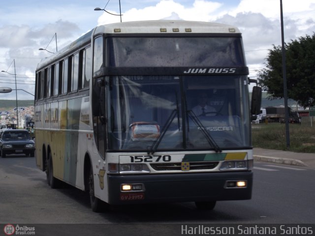Empresa Gontijo de Transportes 15270 na cidade de Vitória da Conquista, Bahia, Brasil, por Harllesson Santana Santos. Número da foto: #332107.