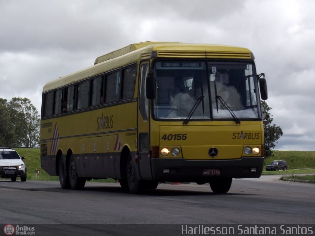 Viação Itapemirim 40155 na cidade de Vitória da Conquista, Bahia, Brasil, por Harllesson Santana Santos. ID da foto: 332071.