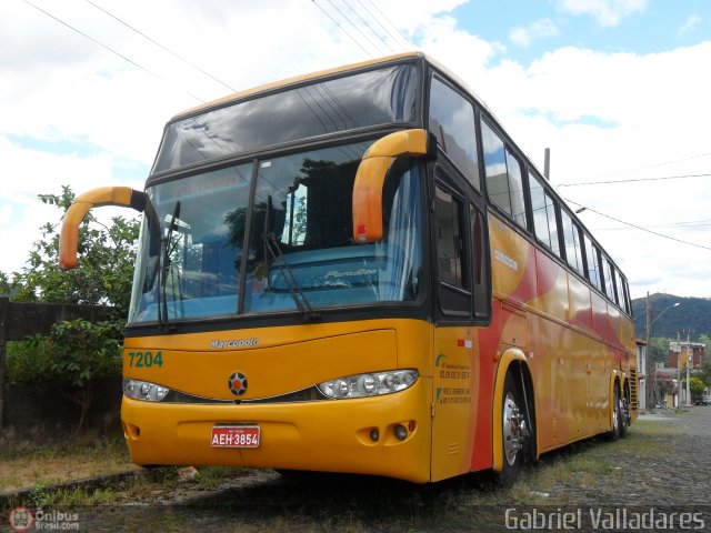 Ônibus Particulares 7204 na cidade de Itaúna, Minas Gerais, Brasil, por Gabriel Valladares. ID da foto: 331432.