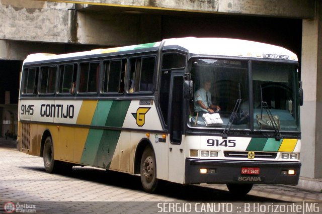 Empresa Gontijo de Transportes 9145 na cidade de Belo Horizonte, Minas Gerais, Brasil, por Sérgio Augusto Braga Canuto. ID da foto: 333197.