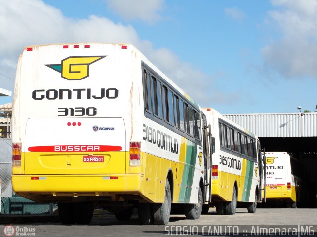 Empresa Gontijo de Transportes 3130 na cidade de Almenara, Minas Gerais, Brasil, por Sérgio Augusto Braga Canuto. ID da foto: 307505.