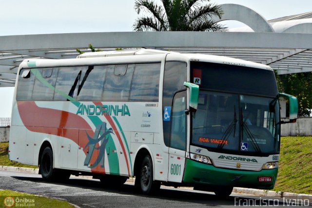 Empresa de Transportes Andorinha 6001 na cidade de Marília, São Paulo, Brasil, por Francisco Ivano. Número da foto: #308188.