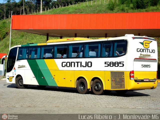 Empresa Gontijo de Transportes 5885 na cidade de João Monlevade, Minas Gerais, Brasil, por Lucas  Ribeiro. Número da foto: #308534.