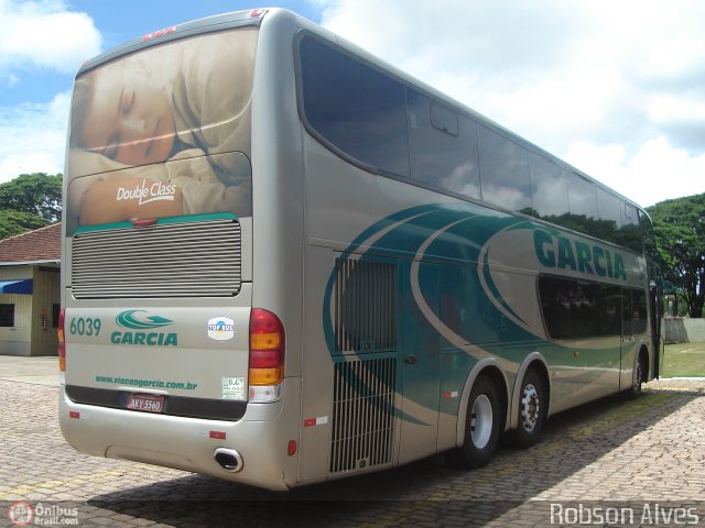 Viação Garcia 6039 na cidade de Paranavaí, Paraná, Brasil, por Robson Alves. Número da foto: #308485.