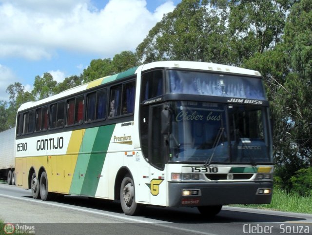 Empresa Gontijo de Transportes 15310 na cidade de Vitória da Conquista, Bahia, Brasil, por Cleber Bus. ID da foto: 308779.