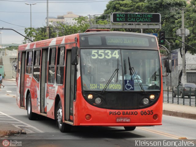 Auto Omnibus Floramar 0635 na cidade de Belo Horizonte, Minas Gerais, Brasil, por Lucas Leite. Número da foto: #308755.