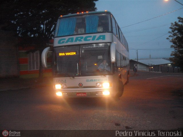 Viação Garcia 6004 na cidade de Apucarana, Paraná, Brasil, por Pedroka Ternoski. Número da foto: #308340.