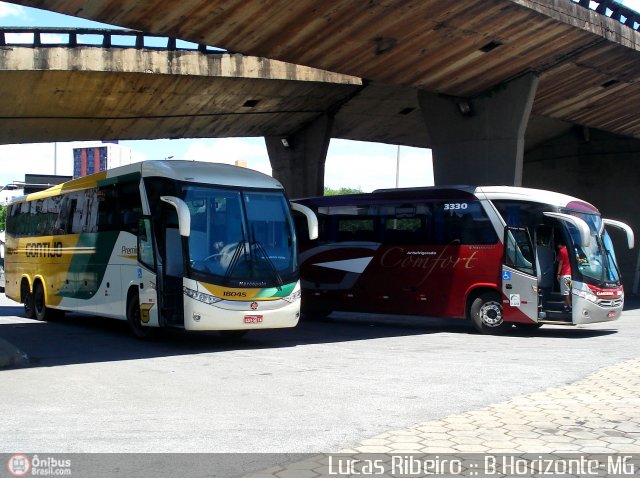 Empresa Gontijo de Transportes 18045 na cidade de Belo Horizonte, Minas Gerais, Brasil, por Lucas  Ribeiro. Número da foto: #308535.