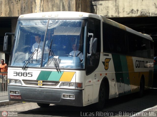 Empresa Gontijo de Transportes 3885 na cidade de Belo Horizonte, Minas Gerais, Brasil, por Lucas  Ribeiro. Número da foto: #309746.