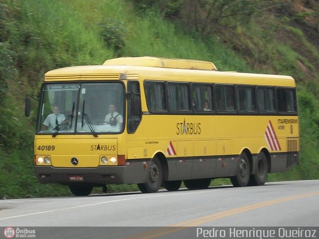 Viação Itapemirim 40189 na cidade de Três Rios, Rio de Janeiro, Brasil, por Pedro Henrique Queiroz. ID da foto: 309643.