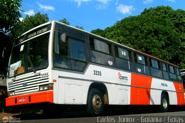 Viação Paraúna 3335 na cidade de Goiânia, Goiás, Brasil, por Carlos Júnior. ID da foto: 309533.