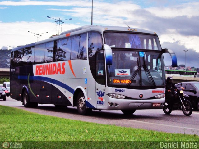 Reunidas Transportes Coletivos 29801 na cidade de Florianópolis, Santa Catarina, Brasil, por Daniel Motta. Número da foto: #310729.