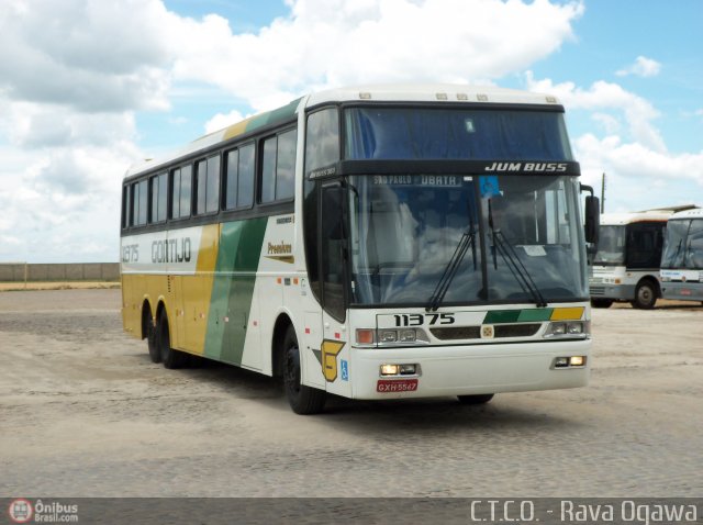 Empresa Gontijo de Transportes 11375 na cidade de Vitória da Conquista, Bahia, Brasil, por Rava Ogawa. ID da foto: 310873.