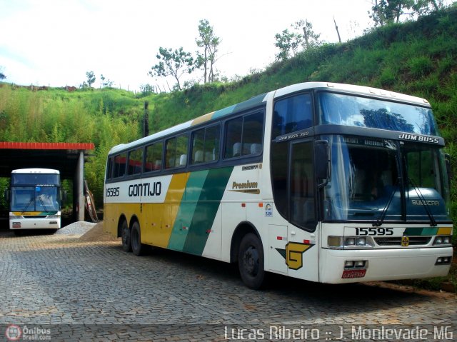 Empresa Gontijo de Transportes 15595 na cidade de João Monlevade, Minas Gerais, Brasil, por Lucas  Ribeiro. Número da foto: #310842.