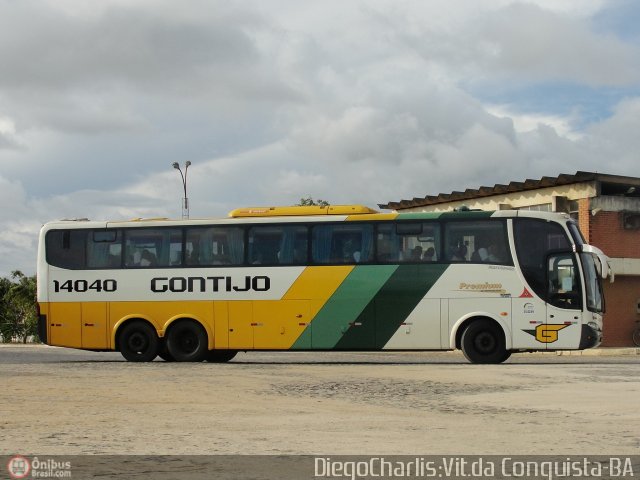 Empresa Gontijo de Transportes 14040 na cidade de Vitória da Conquista, Bahia, Brasil, por Diego Charlis Coelho. Número da foto: #310925.