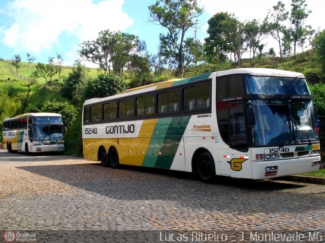 Empresa Gontijo de Transportes 15240 na cidade de João Monlevade, Minas Gerais, Brasil, por Lucas  Ribeiro. Número da foto: #310852.