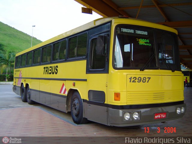 Viação Itapemirim 12987 na cidade de Queluz, São Paulo, Brasil, por Flavio Rodrigues Silva. ID da foto: 312503.