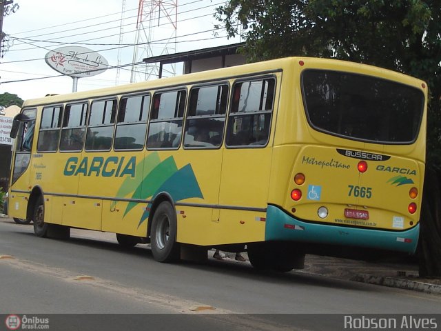 Viação Garcia 7665 na cidade de Paranavaí, Paraná, Brasil, por Robson Alves. Número da foto: #311637.