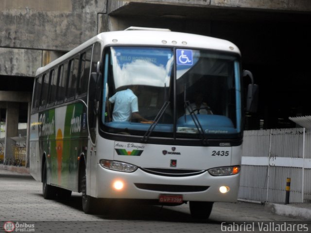 Viação Arcos 2435 na cidade de Belo Horizonte, Minas Gerais, Brasil, por Gabriel Valladares. ID da foto: 312704.