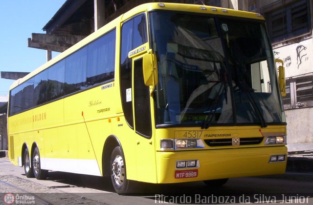 Viação Itapemirim 45317 na cidade de Rio de Janeiro, Rio de Janeiro, Brasil, por Ricardo Barboza da Silva Júnior. ID da foto: 313121.