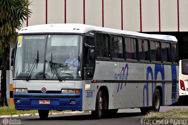 Turismar Transporte e Turismo 3171 na cidade de Ourinhos, São Paulo, Brasil, por Francisco Ivano. Número da foto: #334060.