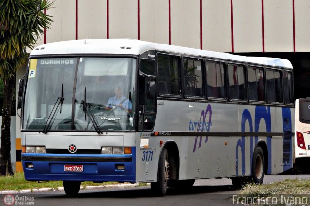 Turismar Transporte e Turismo 3171 na cidade de Ourinhos, São Paulo, Brasil, por Francisco Ivano. ID da foto: 334060.