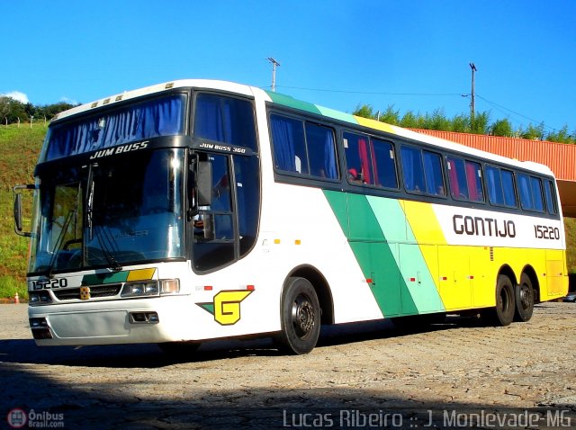 Empresa Gontijo de Transportes 15220 na cidade de João Monlevade, Minas Gerais, Brasil, por Lucas  Ribeiro. Número da foto: #333783.