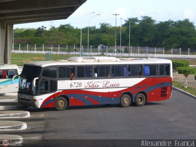 Expresso São Luiz 6720 na cidade de Aracaju, Sergipe, Brasil, por Alexandre  França. ID da foto: 333724.