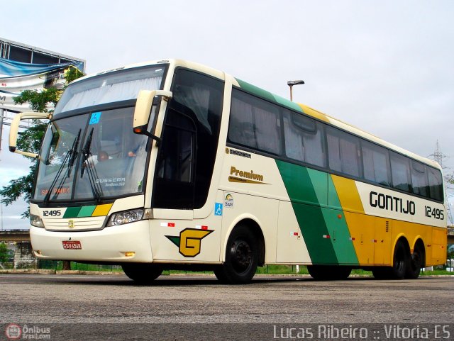 Empresa Gontijo de Transportes 12495 na cidade de Vitória, Espírito Santo, Brasil, por Lucas  Ribeiro. Número da foto: #341954.