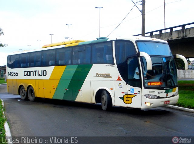 Empresa Gontijo de Transportes 14955 na cidade de Vitória, Espírito Santo, Brasil, por Lucas  Ribeiro. Número da foto: #341967.