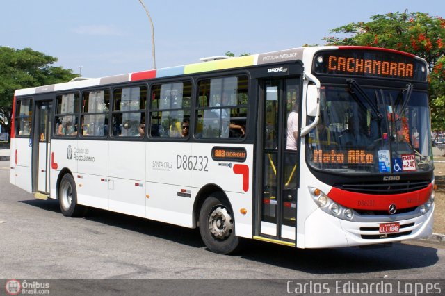 Auto Viação Jabour D86232 na cidade de Rio de Janeiro, Rio de Janeiro, Brasil, por Carlos Eduardo Lopes. Número da foto: #341974.